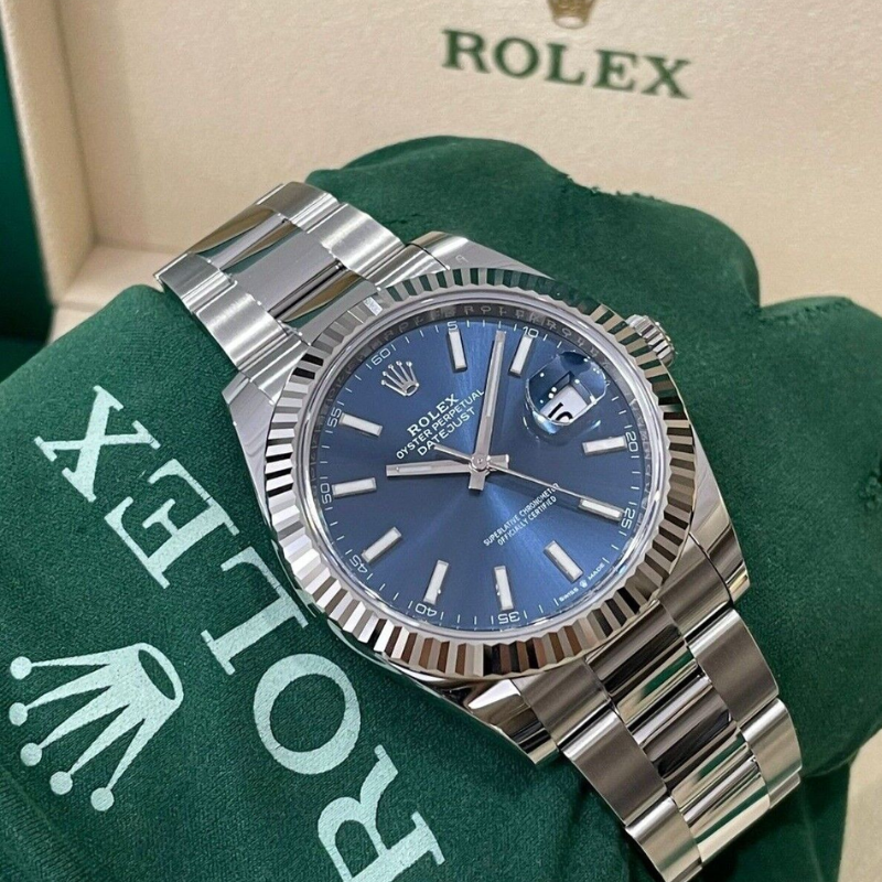 ROLEX DATEJUST 41 BLUE