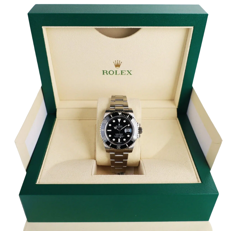 ROLEX SUBMARINER DATE PLATA NEGRO