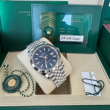 ROLEX DATEJUST 41 BLUE