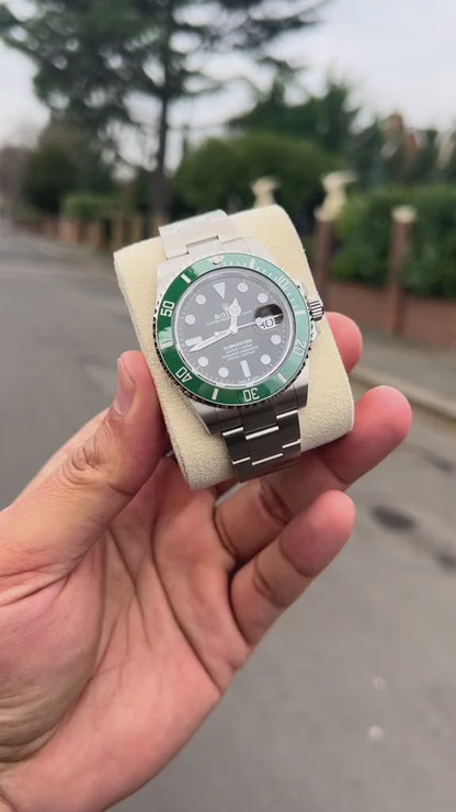ROLEX SUBMARINER DATE PLATA VERDE